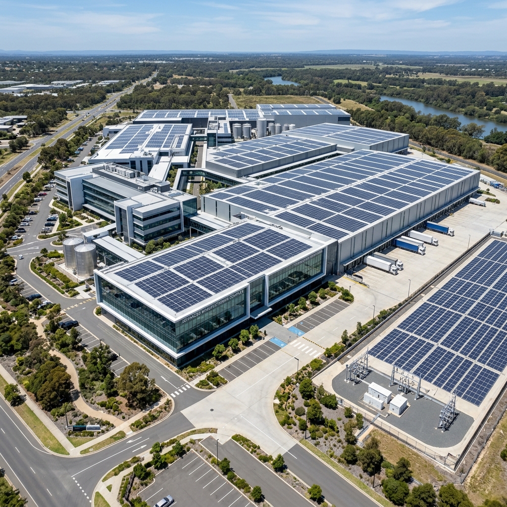 Commercial Industrial Rooftop Solar Facility